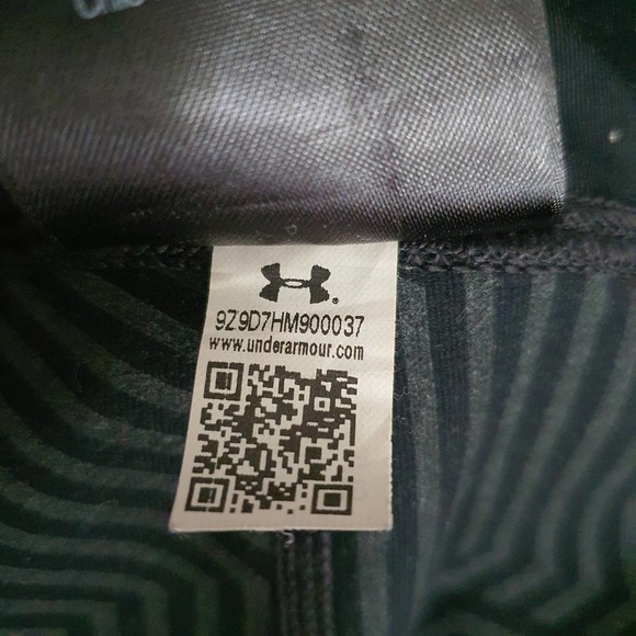 Under Armour Black Coldgear Infrared Cozy Shimmer Leggings Women's Size Small - Picture 9 of 10